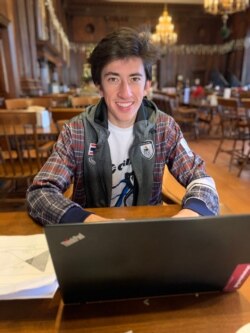 Kieran Tuntivate broke the 4-minute mile in February 2020, the first ever at Harvard University. (Photo: courtesy Kieran Tuntivate)