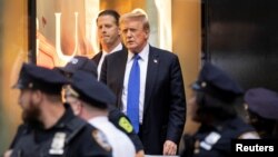 Bivši predsjednik Donald Trump nakon objave presude kojom je proglašen krivim.