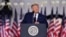 U.S. President Donald Trump delivers his acceptance speech as the 2020 Republican presidential nominee during the final event of the Republican National Convention on the South Lawn of the White House in Washington, D.C., August 27, 2020. 