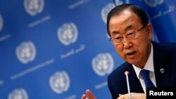 Babban magatakardar Majalisar Dinkin Duniya, Ban ki-moon.