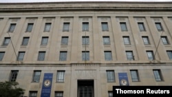 资料照片：美国司法部在华盛顿的总部大楼。