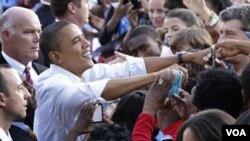 Dukungan publik AS bagi kepemimpinan Presiden Barack Obama meningkat dengan approval rating 48 persen.