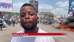 Manifestations à Kinshasa suite à l'offensive du M23 sur Goma