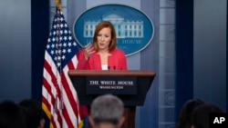 젠 사키 미국 백악관 대변인.