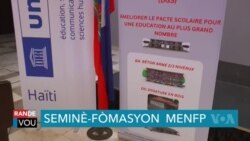 UNESCO Patwone yon Fòmasyon sou Edikasyon an Ayiti 