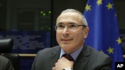 Mikhail Khodorkovsky, mantan kepala Yukos Oil dan pengeritik Presiden Rusia Vladimir Putin (Foto: dok).