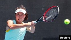 中国著名女子网球选手彭帅（资料照）