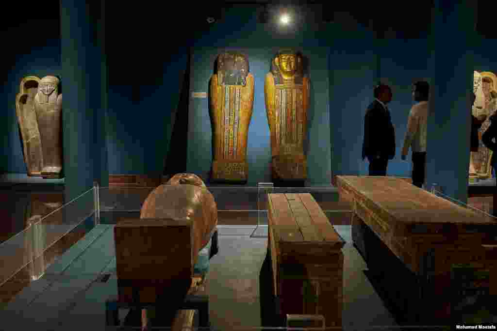 The museum of Malawi had been targeted with an explosive package in 2013. Now, after the restoration of the damaged artifacts, and increased security measures in the province of Minya, the museum has reopened. (Hamada Elrasam/VOA) 