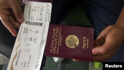 The bird of peace has just flown to