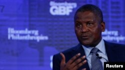 Aliko Dangote à New York City le 20 septembre 2017.