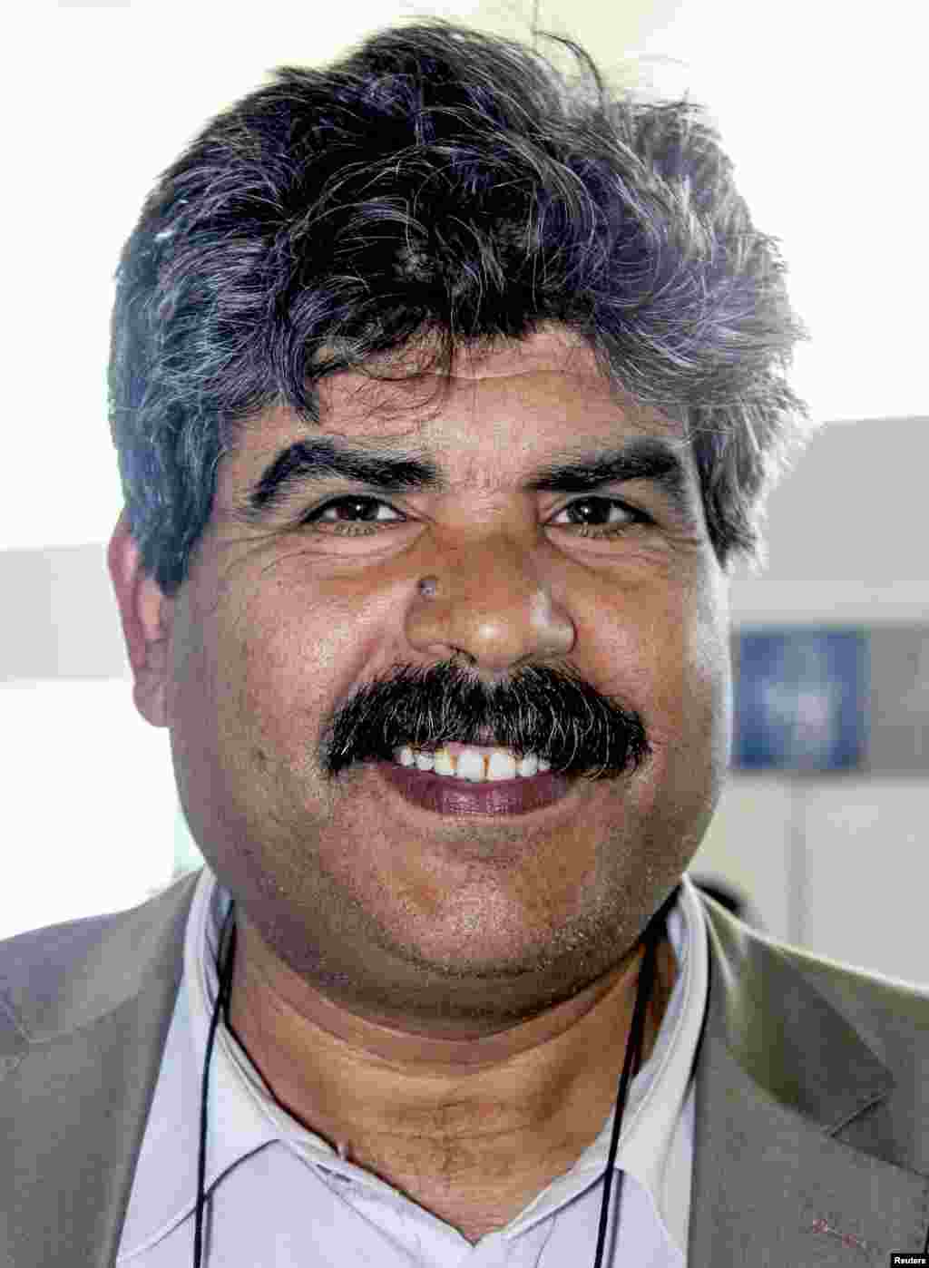 Photo of Tunisian opposition politician, Mohamed Brahmi, taken in Tunis, April 8, 2012.&nbsp;