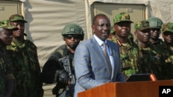 Le President Kenyan William Ruto, avant le deploiement du premier contingent en Haiti