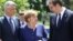 From left, President Hashim Thaci, German Chancellor Angela Merkel and Serbian President Aleksandar Vucic speak prior to the family photo during an EU-Western Balkans Summit in Sofia, May 17, 2018. 