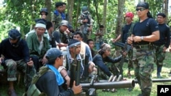 Militan Abu Sayyaf di Basilan, Filipina. (Foto: Dok)