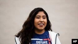 Anali Reyes Vazquez a senior at Rutgers University–Camden in Barrington, N.J. For health sciences major Vazquez, the sweeping turmoil has brought setbacks as her parents are out of work, but also a glimmer of opportunity. 