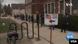 Pemilihan pendahuluan di Wisconsin. (Foto: videograb).