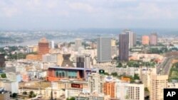 Une aérienne d'Abidjan