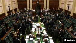 Anggota parlemen dari negara bagian Victoria, Australia, membahas masalah terkait RUU euthanasia di Melbourne, Australia, 20 Oktober 2017. (Foto: dok).