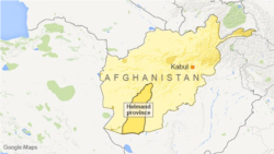 Map of Helmand province in Afghanistan