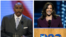 Former RNC Chairman Michael Steele (left) Democratic Vice Presidential Candidate Kamala Harris