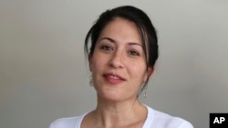 This undated image released by Corsair shows poet Ada Limon, Limon's poem about the coronavirus pandemic is among more than 80 included in an anthology, “Together In a Sudden Strangeness." (Lucas Marquardt/Corsair via AP)