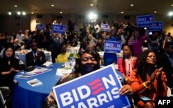 Wananchi wa Marekani waliohudhuria mkutano wa Rais wa Joe Biden huko Jimbo la South Carolina, Januari 27, 2024.