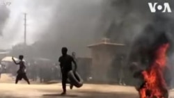 Masu Zanga-Zanga Sun Rufe Titin Abuja Zuwa Kaduna A Najeriya