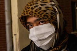 Soraya, 19, fled her home in the western part of Afghanistan when the Taliban was getting closer. She left with her sister and five nephews and nieces, After crossing Iran and entering Turkey they decided to go to the police and seek asylum, pictured Aug. 30, 2021. (VOA/Yan Boechat)