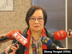 台湾执政党国民党立委罗淑蕾 (美国之音张永泰拍摄)