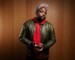 In this Nov. 15, 2018 photo, Brian Tyree Henry poses for a portrait in New York to promote his latest film, "If Beale Street Could Talk."