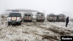 Favqulodda xizmat mashinalari, Almati, 29-yanvar, 2013