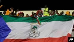 Un supporter équato-guinéen