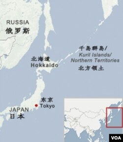 日俄争议岛屿地理位置图