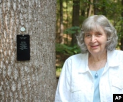 Carol Sawtell, 90, plans to have her ashes buried in the forest, along with those of her late husband, Robert.