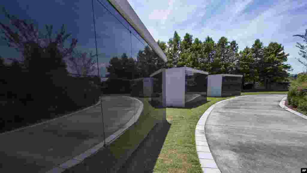 Un mémorial dédié aux milliers de morts et autres disparus, victimes de l&rsquo;ouragan Katrina, à la Nouvelle Orléans. 12 août 2015.