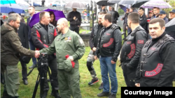 Dan ruskih dobrovoljaca u Višegradu. Izvor: BIRN BiH