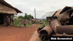 A pile of unexploded ordinance is part of everyday life in the villages of Laos’ Northeastern Xieng Khoung Province. 