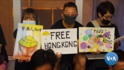 英语视频：香港抗议活动仍在继续 对抗与平静共存