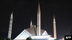 Faisal Mosque is pictured in Islamabad