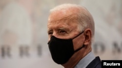 U.S. President Joe Biden in Columbus, Ohio, March 23, 2021.