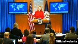 Jen Psaki, juru bicara Departemen Luar Negeri Amerika, Washington, DC, 6 Mei 2014