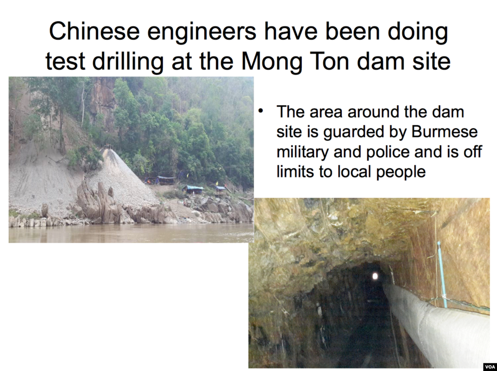 The Mong Ton dam site.