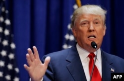 Donald Tramp 16-iyun kuni Nyu-Yorkda so'zlamoqda