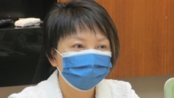 台湾执政党民进党立委范云(美国之音张永泰拍摄) Fan yun Taiwan DPP legislator