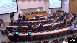 2024년 10월 29일 미국 뉴욕 유엔본부에서 개최된 유엔총회 제3위원회 회의. (화면출처: UNTV)