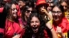 Spaniards Back Home Celebrate La Roja Winning Women's World Cup 