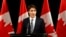 FILE - Canadian Prime Minister Justin Trudeau speaks in Davos, Switzerland, Jan. 22, 2016.