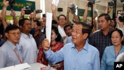 Frai Ministan Cambodia Hun Sen a Runfar Zabe 