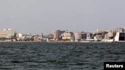 Une vue générale de la capitale du Gabon, Libreville, le 29 janvier 2012.