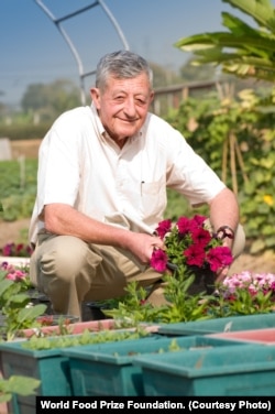 2019 World Food Prize Laureate Mr. Simon N. Groot in the field